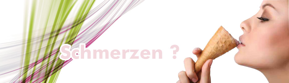 Sie haben Schmerzen oder schmerzempfindliche Zähne. Wir können Ihnen helfen.